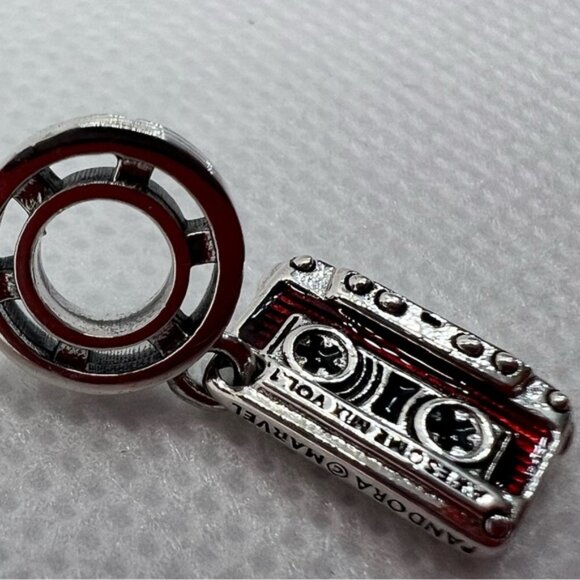 🌺Pandora MARVEL Guardians of the Galaxy Cassette Tape Dangle Charm - Picture 4 of 6
